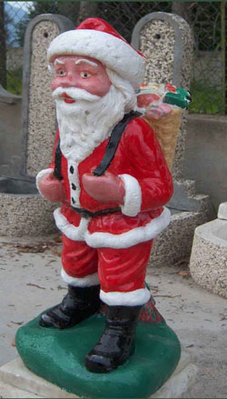 amar-manufatti in cemento-statua Babbo Natale