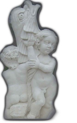 amar-manufatti in cemento-statua Gemelli